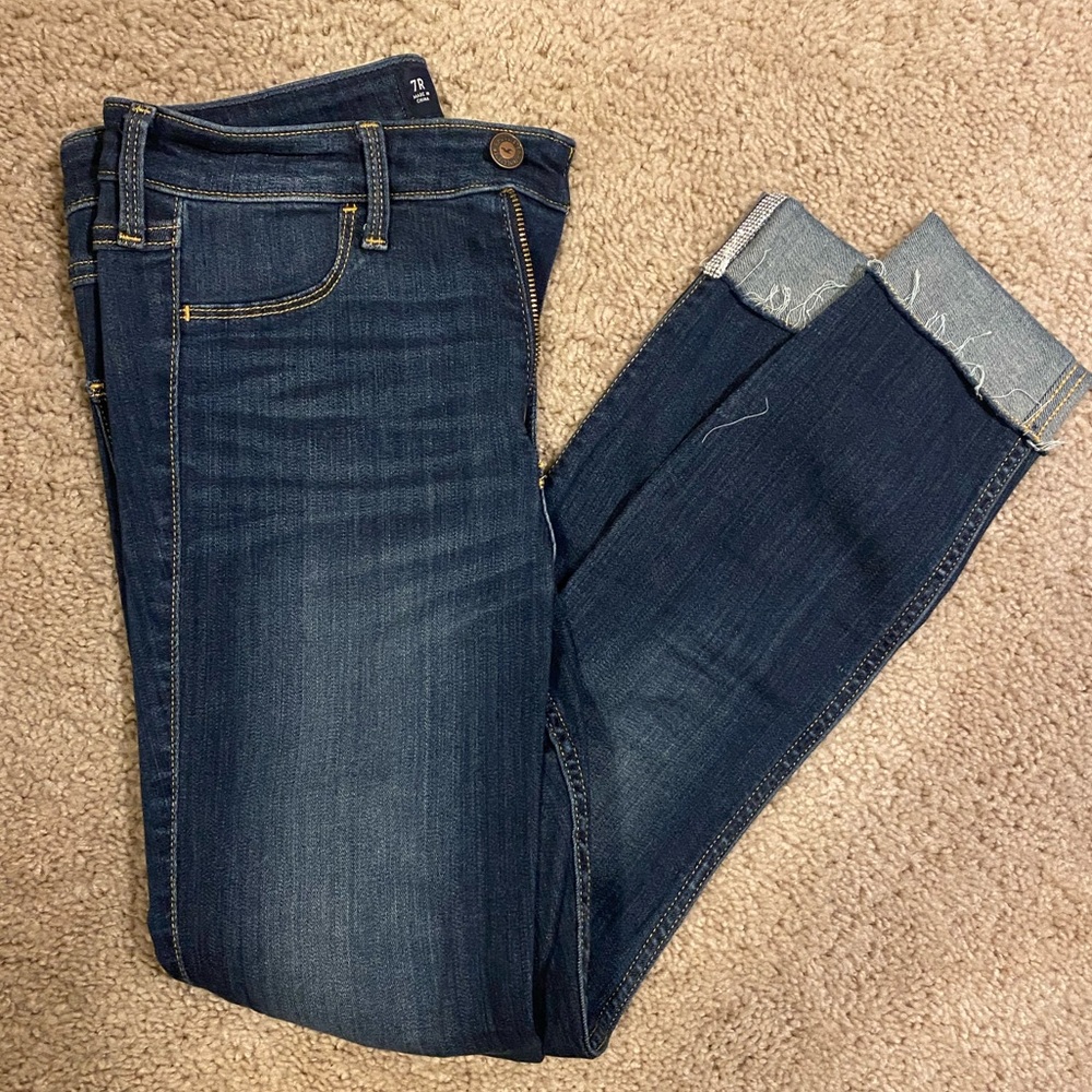 Hollister high rise crop jean leggings